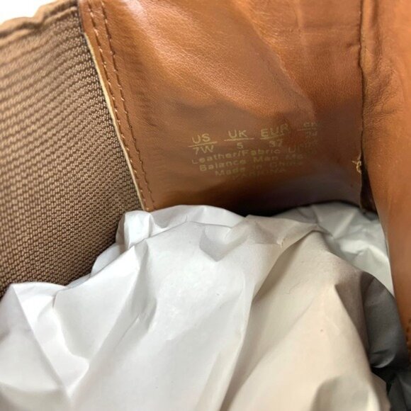 Franco Sarto Brown Suede Ankle Booties - Picture 6 of 7